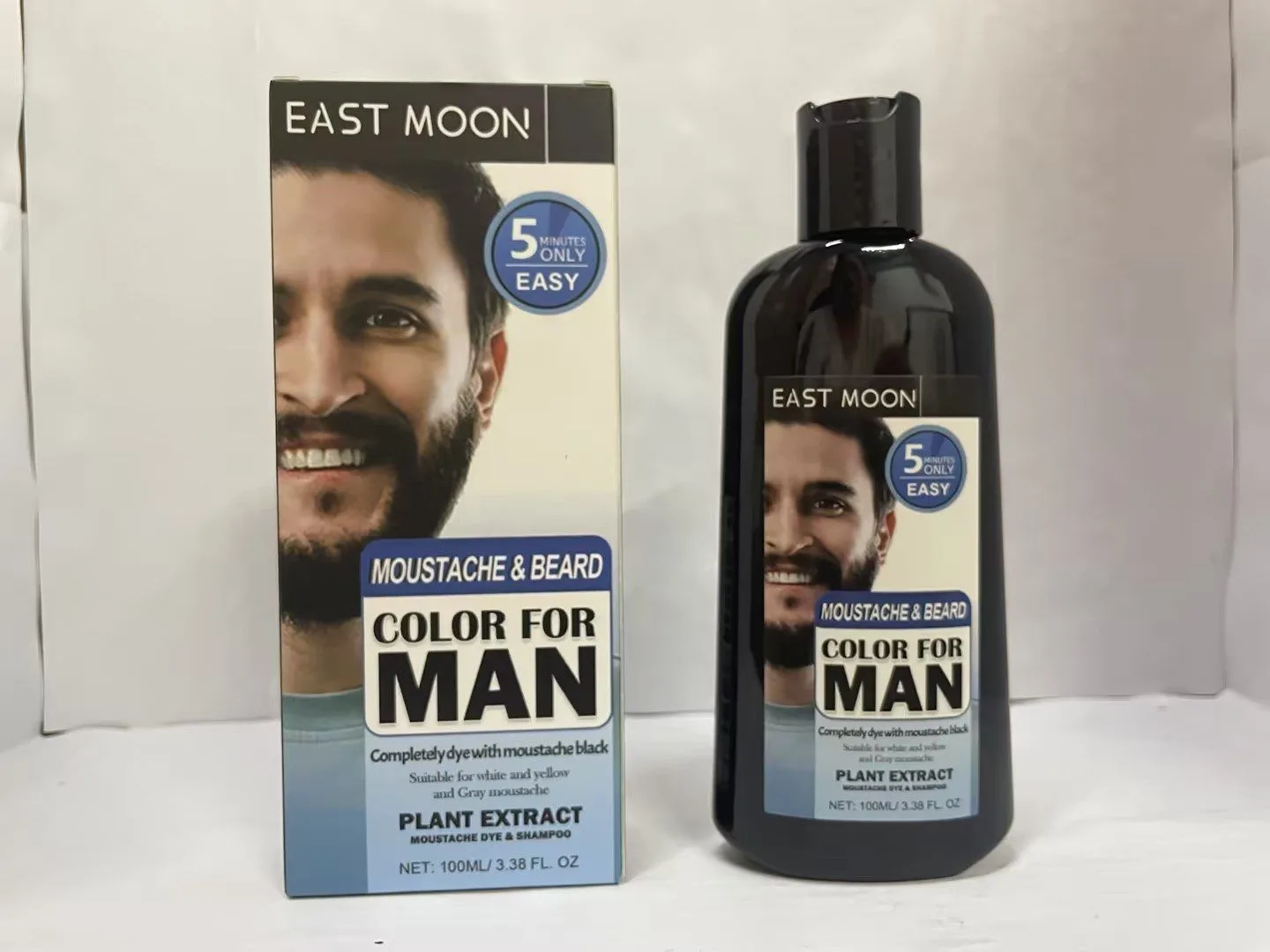 EAST MOON Beard Hair Color Shampoo, 100 ml - view 6