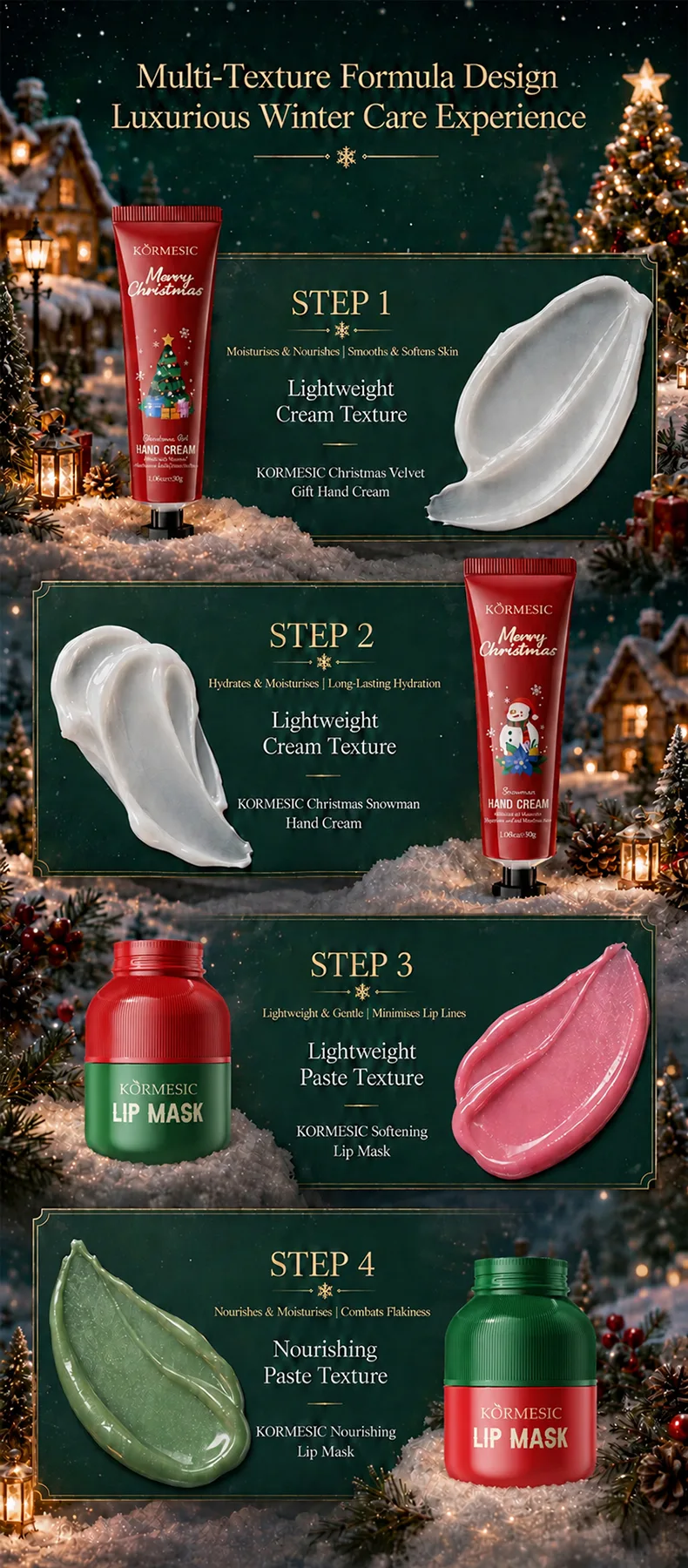 KORMESIC Christmas Snowy Night Fairy Tale Skincare Set - view 13