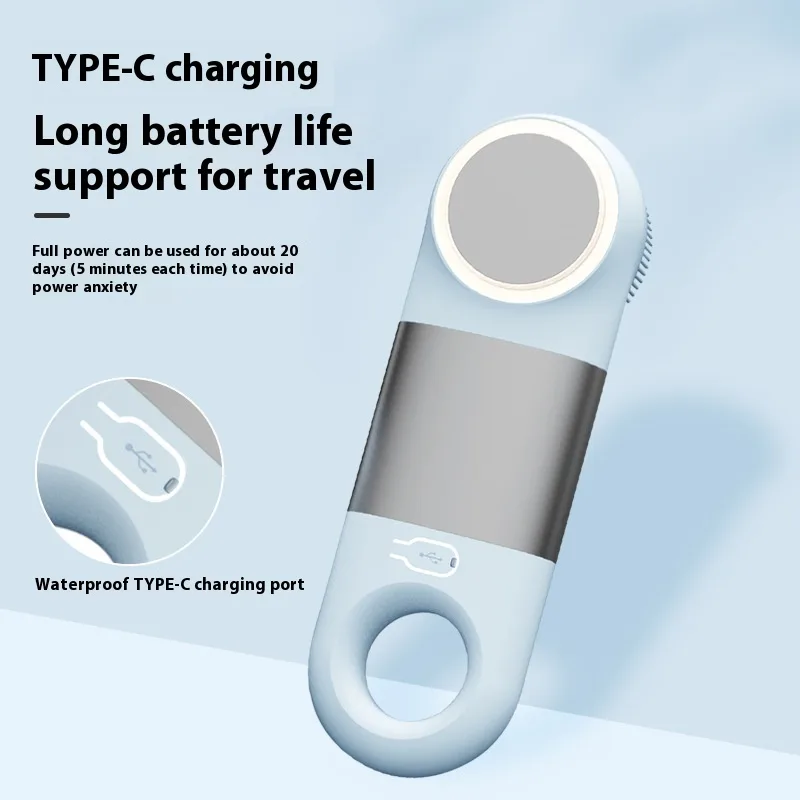 Silicone Ultrasonic Household Portable Charging Facial Cleaner Pore