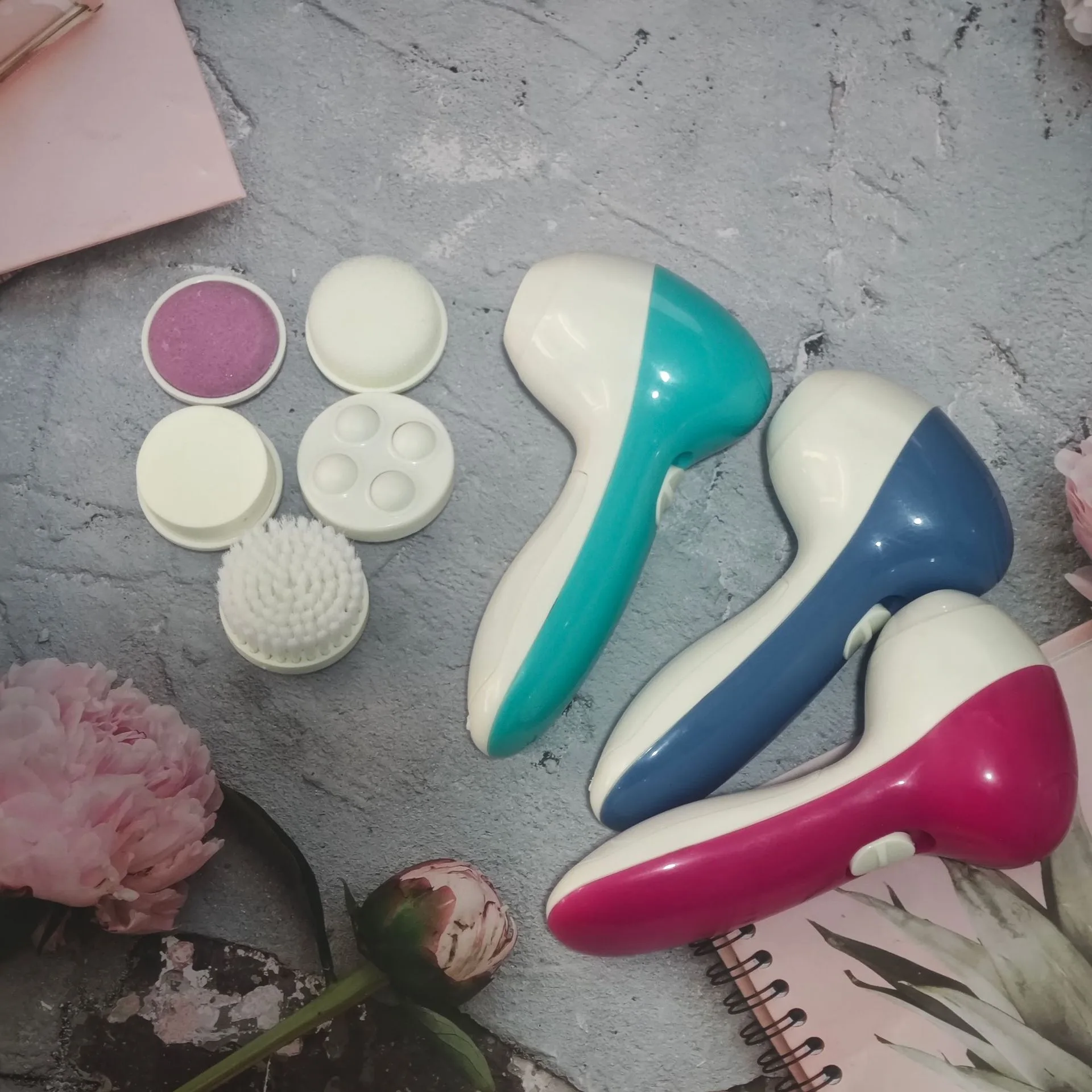 Five-in-one Facial Cleaner Electric Face Washing Beauty Instrument - view 1