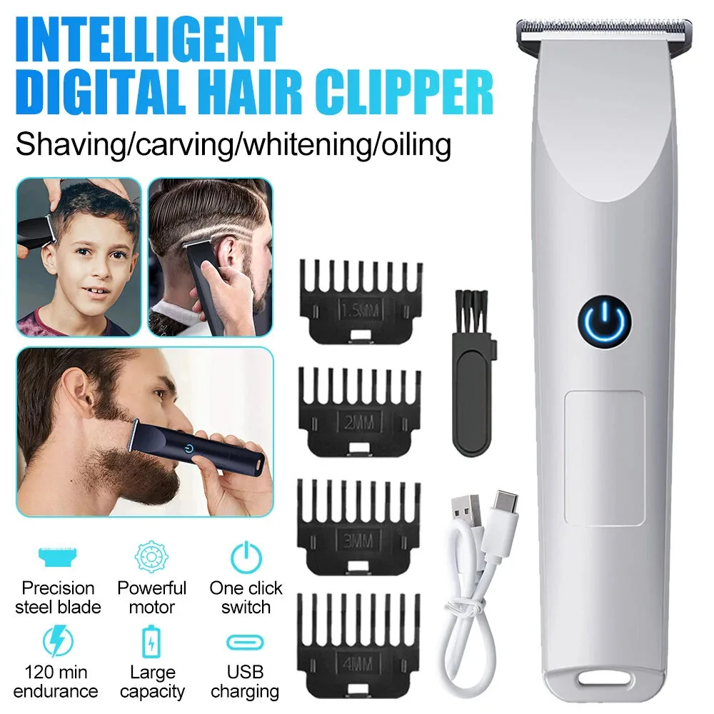 Men Cordless Hair Clippers Beard Trimmer Cutting Electric Barber - view 12