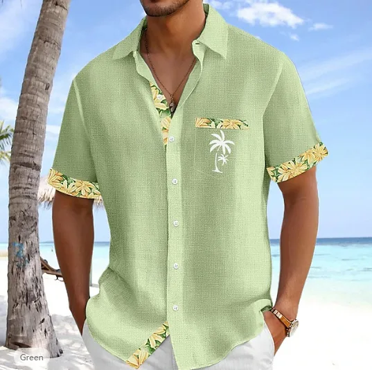 Men's Digital-printed Short-sleeve Polo Shirt - view 7