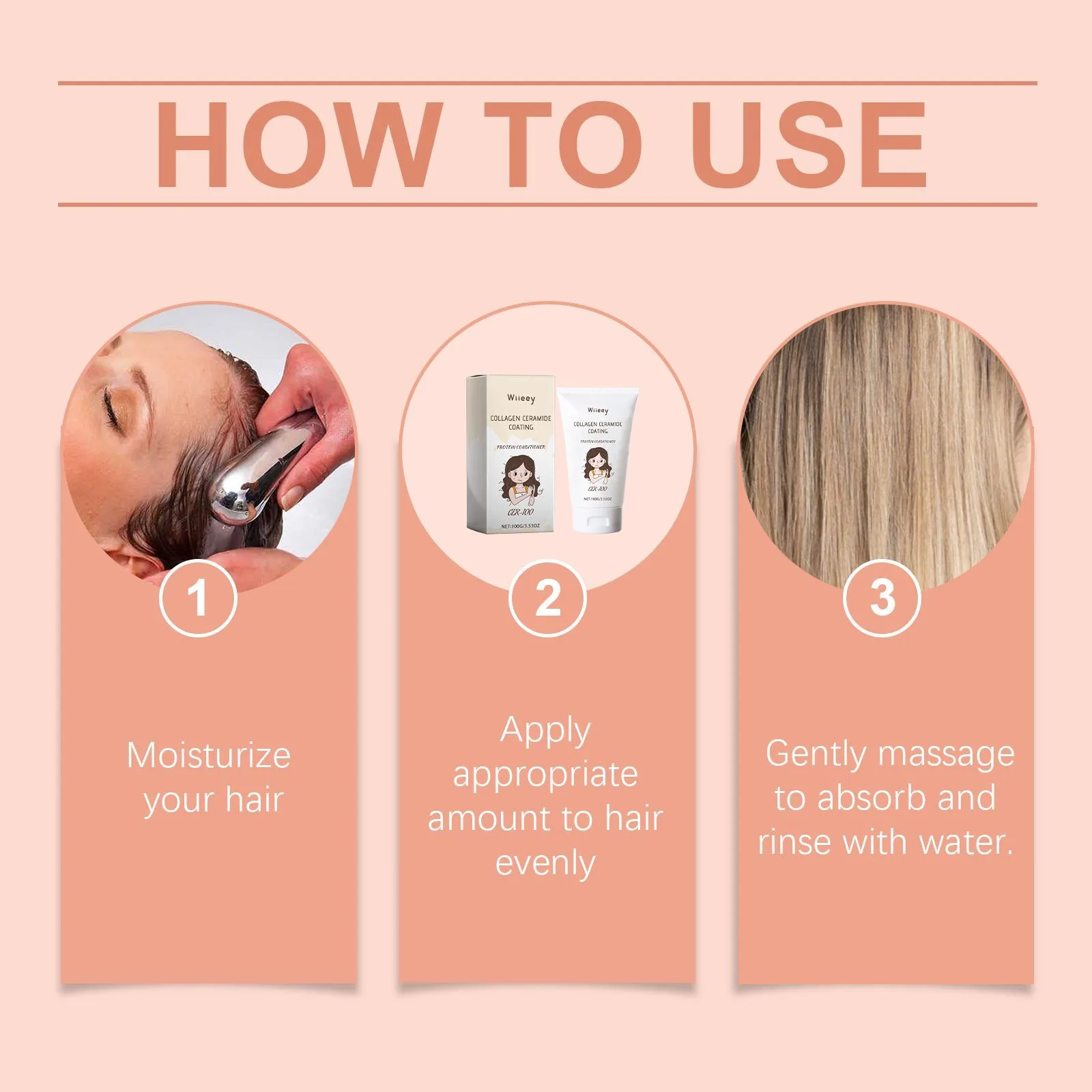 WIIEEY Collagen Hair Conditioner, 100 g - view 13