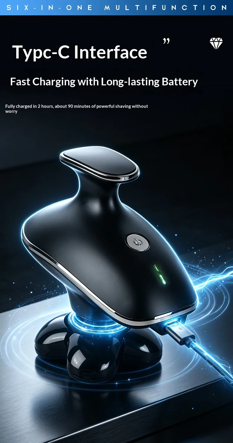 Men's Multifunctional Hair Clipper Shaving Gadget - view 11