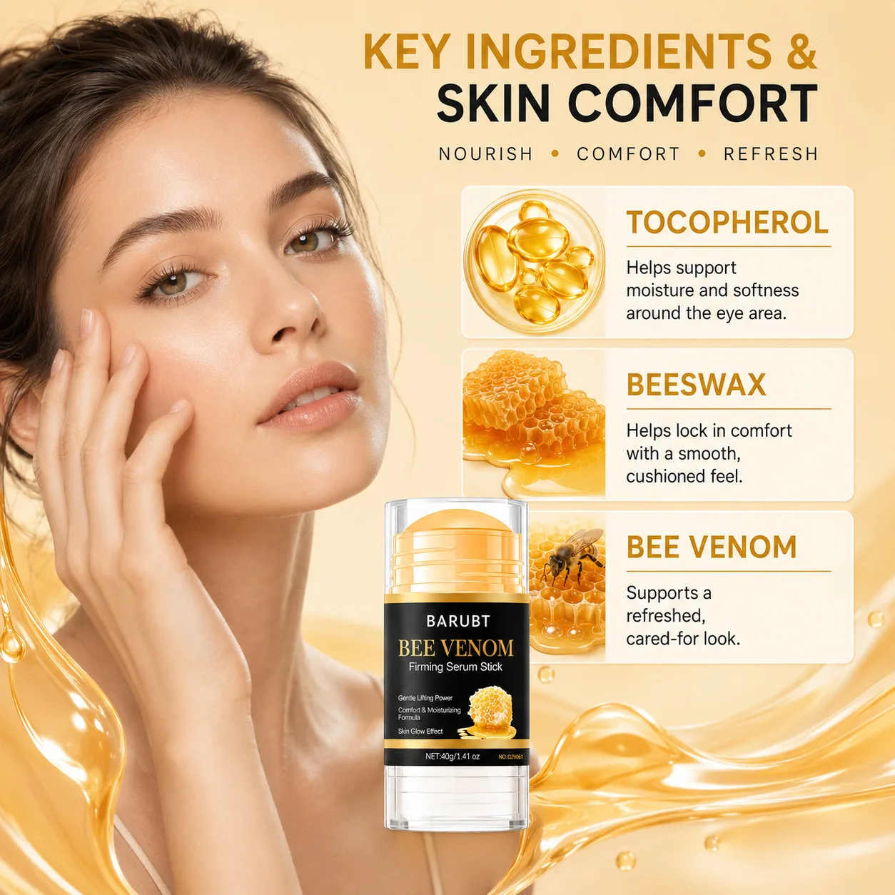 Gentle Moisturizing Skincare Stick That Soothes And Hydrates The Skin - view 7