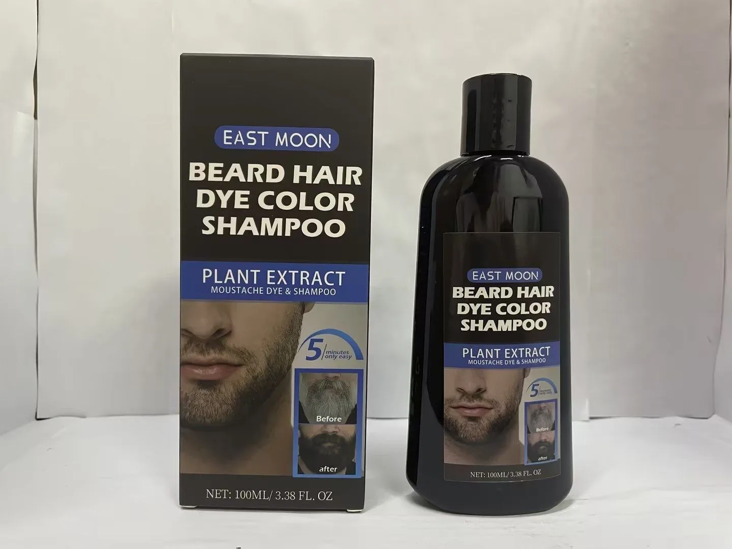 EAST MOON Beard Hair Color Shampoo, 100 ml - view 14