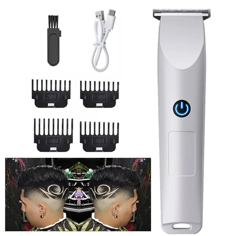 Men Cordless Hair Clippers Beard Trimmer Cutting Electric Barber - view 13