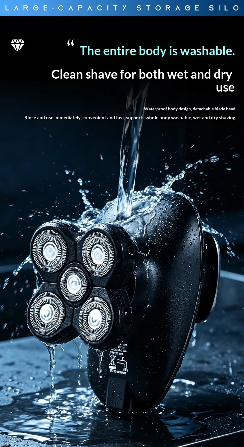 Men's Multifunctional Hair Clipper Shaving Gadget - view 12