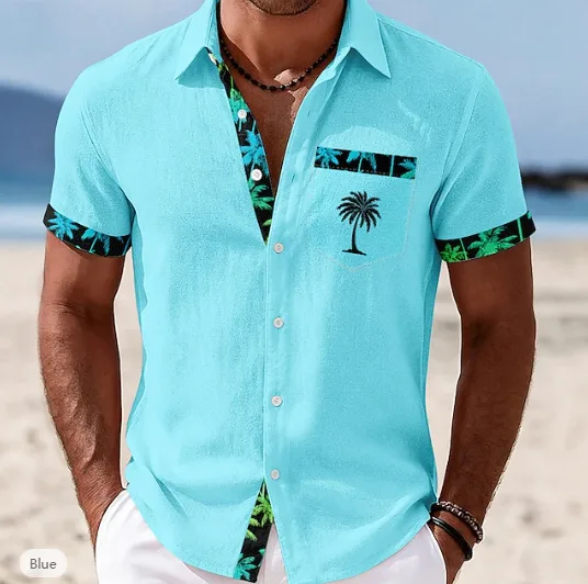 Men's Digital-printed Short-sleeve Polo Shirt - view 19