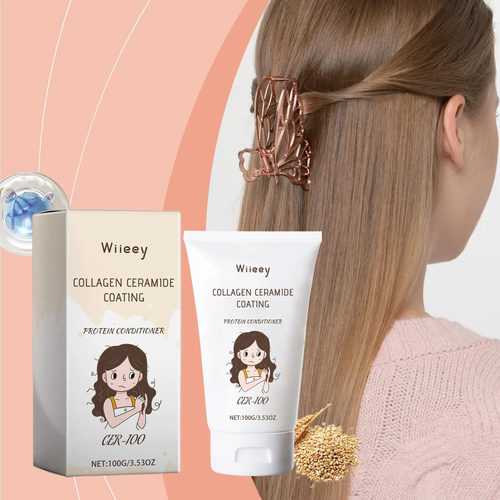 WIIEEY Collagen Hair Conditioner, 100 g - view 4