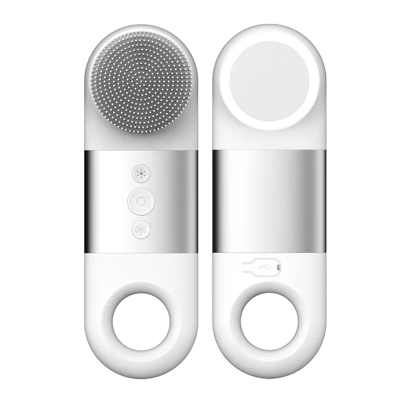 Silicone Ultrasonic Household Portable Charging Facial Cleaner Pore - view 3