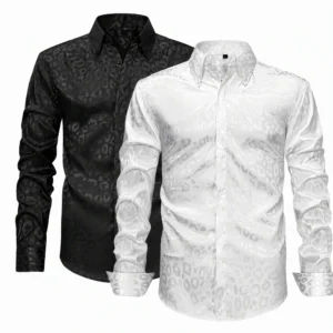 Men's European & American Style Wrinkle-Resistant Non-Iron Stretch