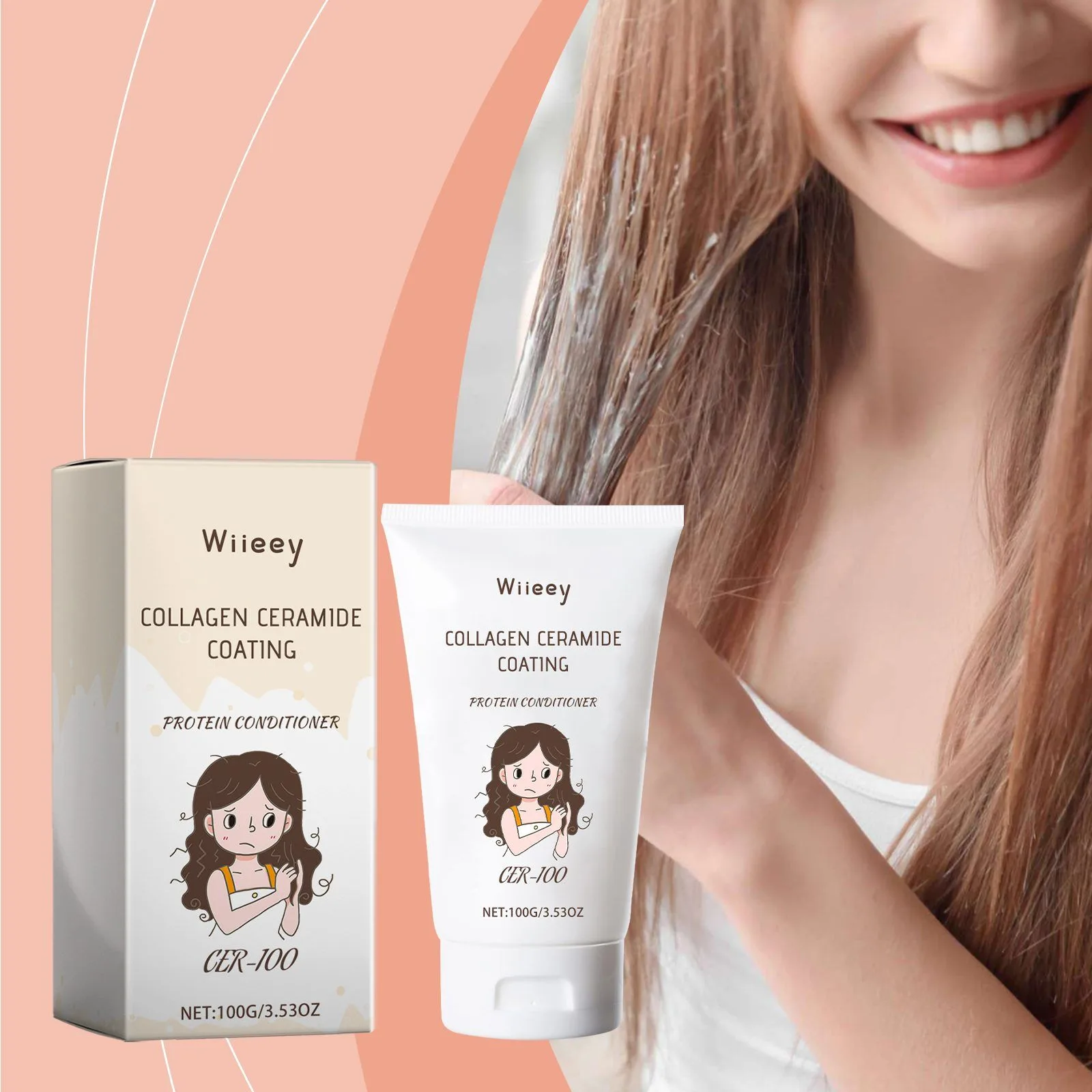 WIIEEY Collagen Hair Conditioner, 100 g - view 10
