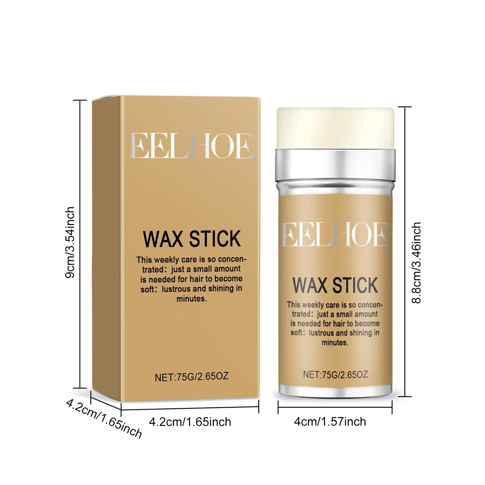 EELHOE Hair Styling Wax Stick, 75 g - view 6