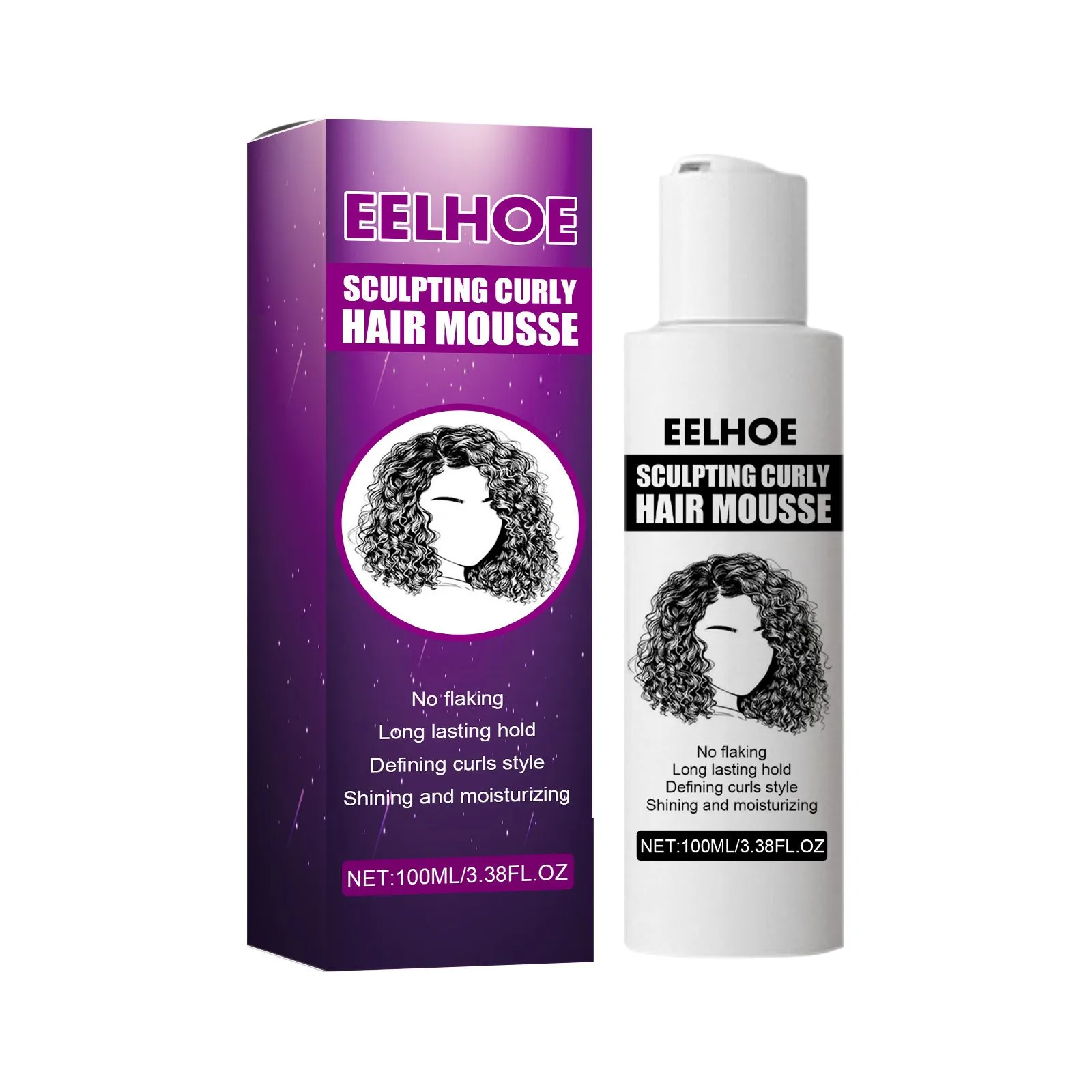 EELHOE Curl Styling Mousse, 100 ml - view 3